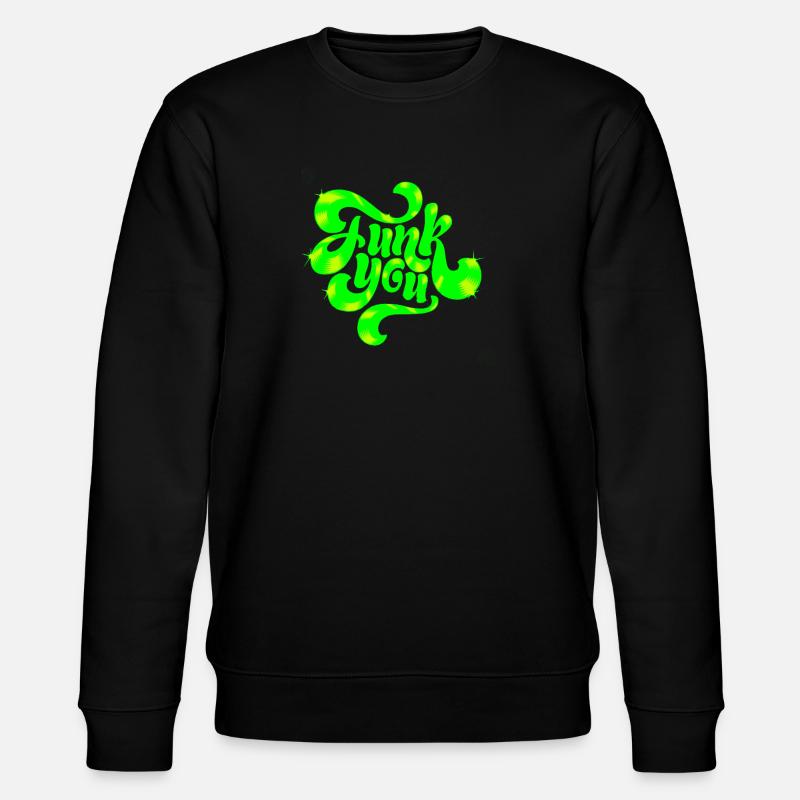 Conception de texte punk néon vert - Sweat bio CHANGER Stanley/Stella Unisexe - noir