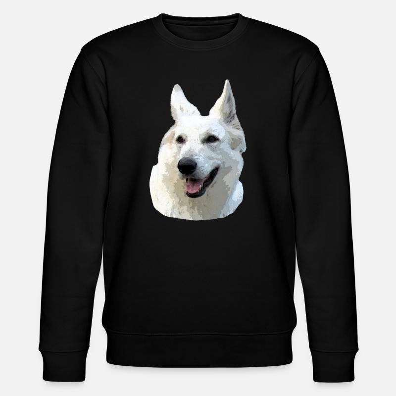 White Shepherd - Stanley/Stella CHANGER Unisex Organic Sweatshirt - black
