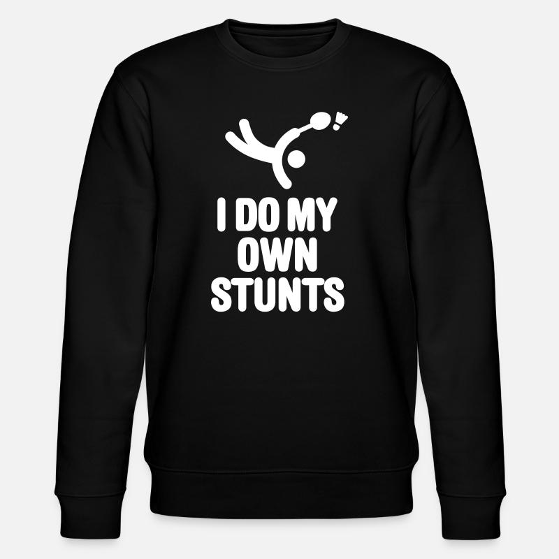 Badminton Player Badminton Badminton Player - Stanley/Stella CHANGER Unisex Organic Sweatshirt - black