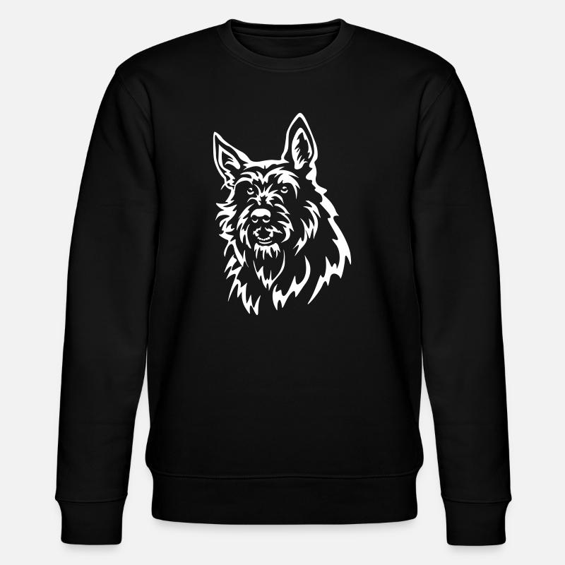Picard Kopf "Black Edition" - Stanley/Stella Unisex Bio-Sweatshirt CHANGER  - Schwarz