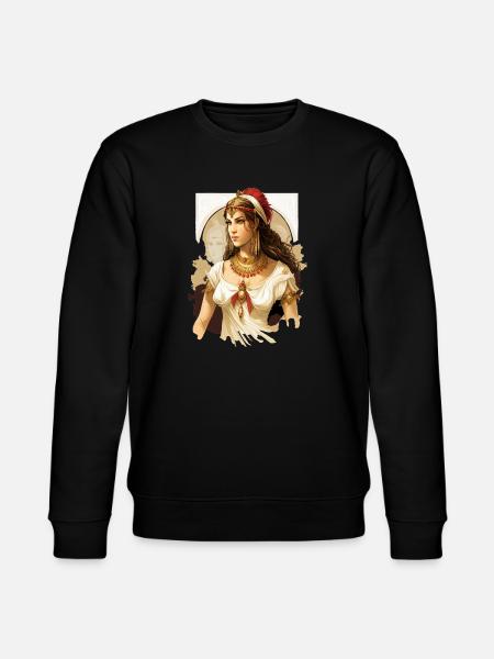 Antique Queen in Red Tiara - Stanley/Stella CHANGER Unisex Organic Sweatshirt - black