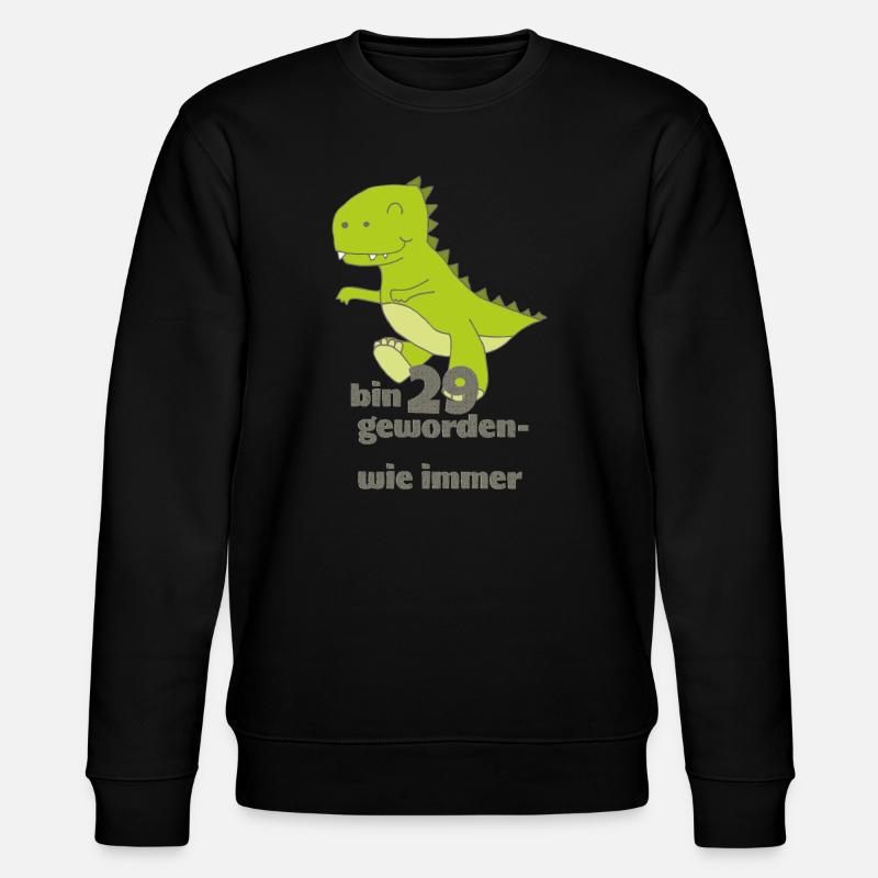 dino bin 29 - Stanley/Stella Unisex Bio-Sweatshirt CHANGER  - Schwarz