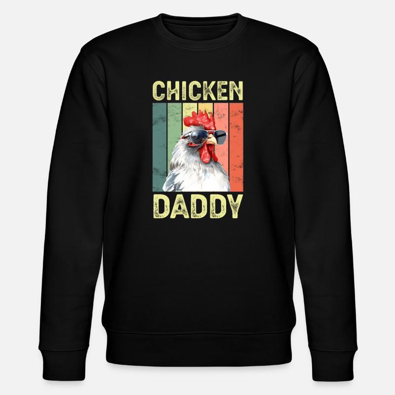 Chicken Chickens - Stanley/Stella CHANGER Unisex Organic Sweatshirt - black