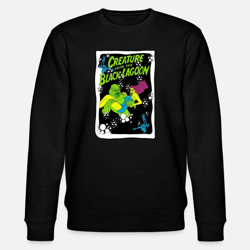 Créature du lagon noir Illustration - Sweat bio CHANGER Stanley/Stella Unisexe - noir