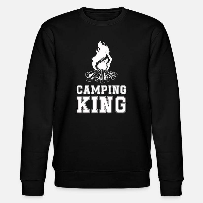 Camping King Feu de camp - Sweat bio CHANGER Stanley/Stella Unisexe - noir