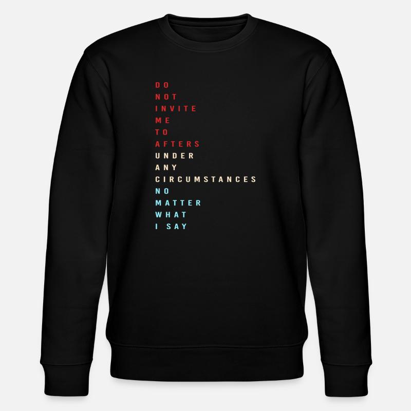 Techno House Electro Festival Hardstyle EDM - Stanley/Stella Unisex Bio-Sweatshirt CHANGER  - Schwarz