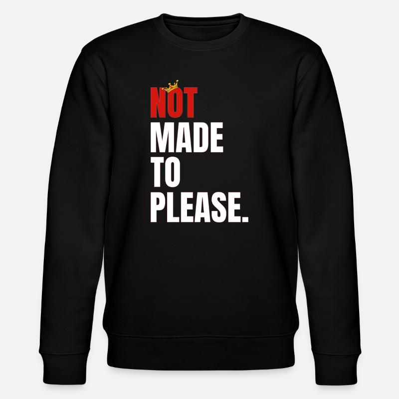 NOT1 - Stanley/Stella Unisex Bio-Sweatshirt CHANGER  - Schwarz