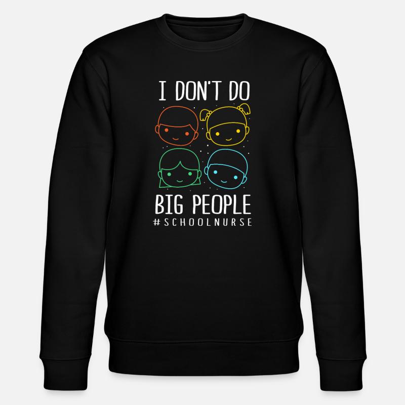 Krankenschwester Schule - Stanley/Stella Unisex Bio-Sweatshirt CHANGER  - Schwarz