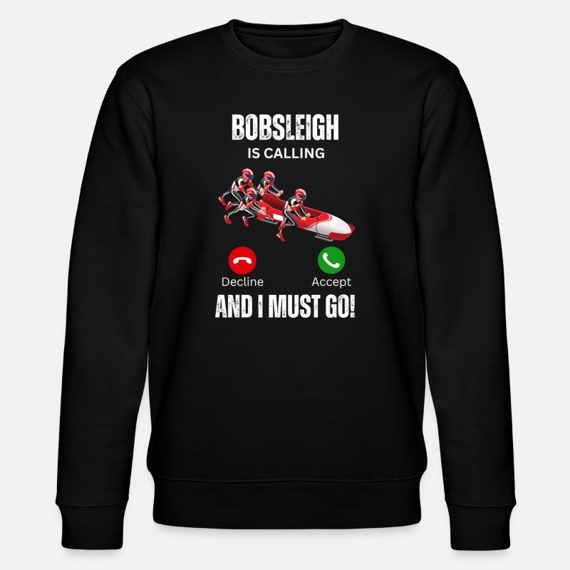 Le bobsleigh appelle - Sweat bio CHANGER Stanley/Stella Unisexe - noir