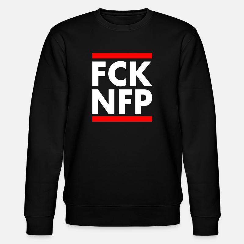 Fck nfp - Stanley/Stella Unisex Bio-Sweatshirt CHANGER  - Schwarz