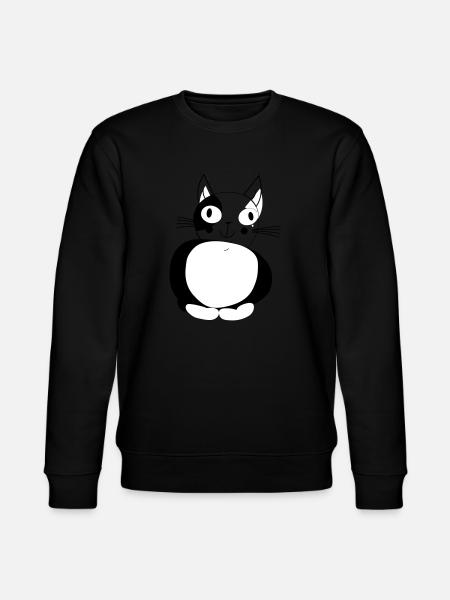 Cat - cat - Stanley/Stella CHANGER Unisex Organic Sweatshirt - black