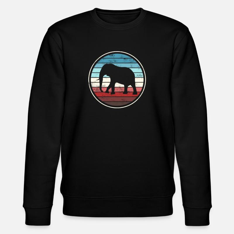 Elephant Elephant - Stanley/Stella CHANGER Unisex Organic Sweatshirt - black