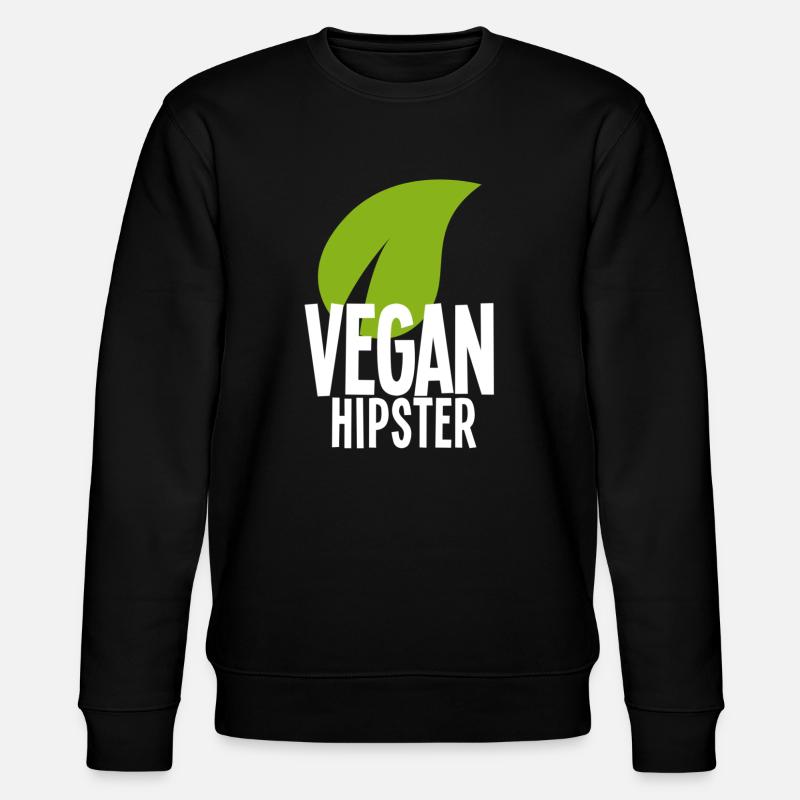 végétalien Hipster - Sweat bio CHANGER Stanley/Stella Unisexe - noir