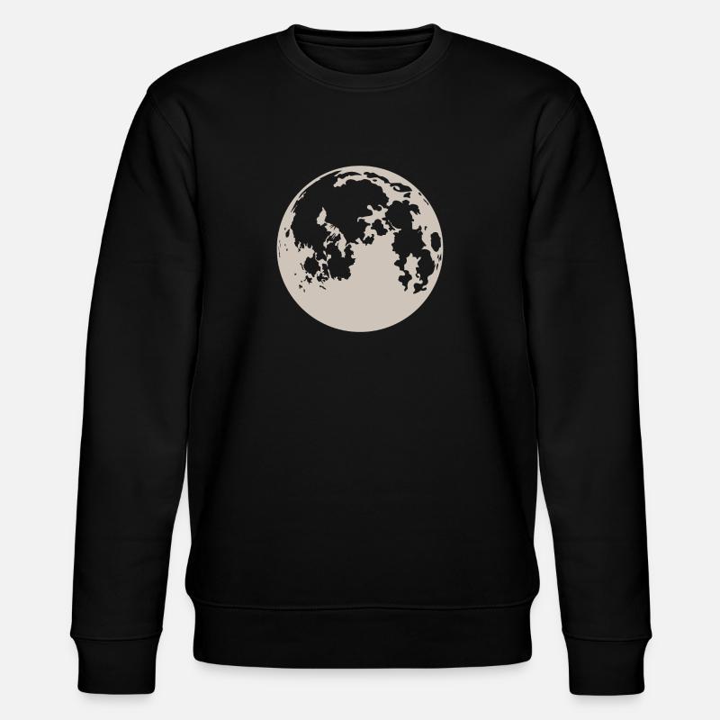 Mond - Stanley/Stella Unisex Bio-Sweatshirt CHANGER  - Schwarz