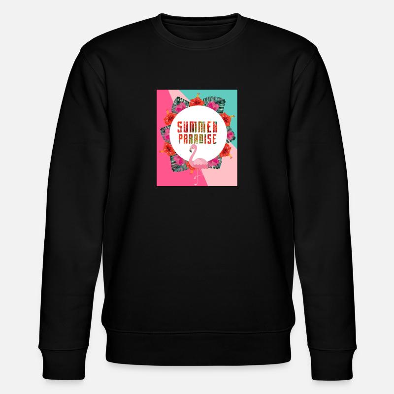 Sommer Paradies - Stanley/Stella Unisex Bio-Sweatshirt CHANGER  - Schwarz