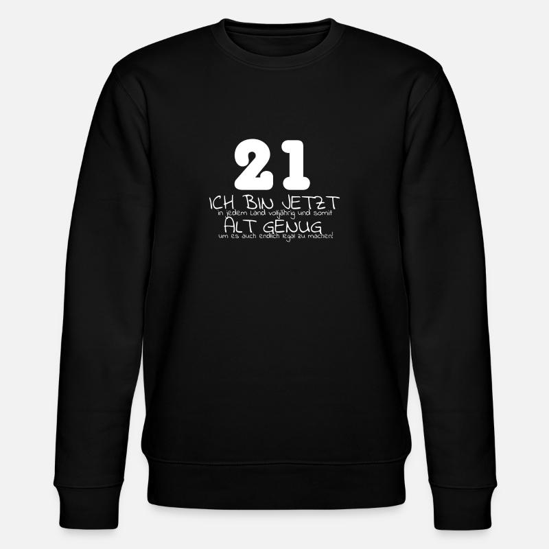 21ème anniversaire - Sweat bio CHANGER Stanley/Stella Unisexe - noir