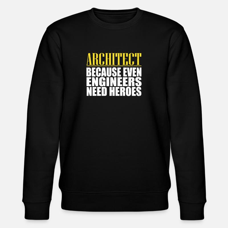 architecte - Sweat bio CHANGER Stanley/Stella Unisexe - noir