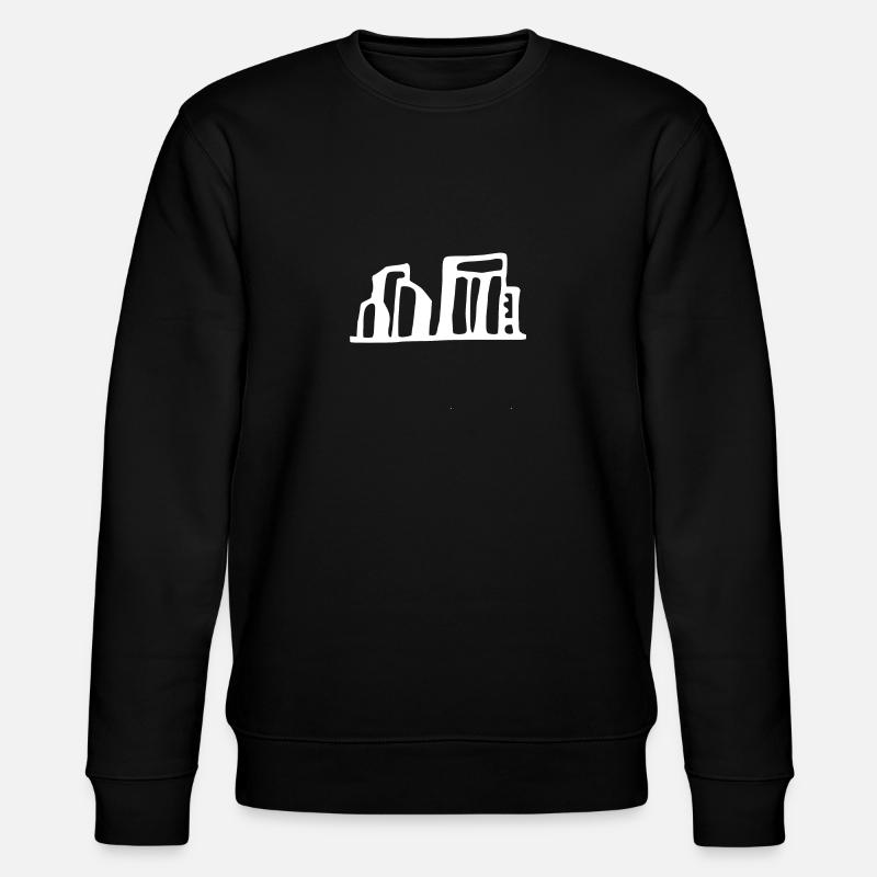 Stonehenge (blanc) - Sweat bio CHANGER Stanley/Stella Unisexe - noir