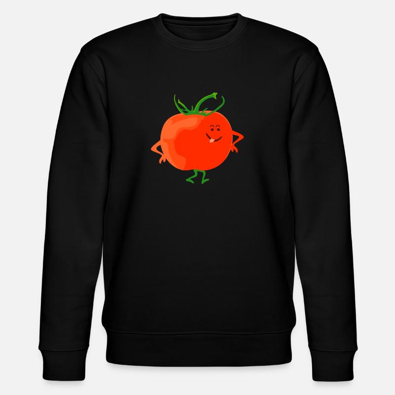 Tomato - Stanley/Stella CHANGER Unisex Organic Sweatshirt - black