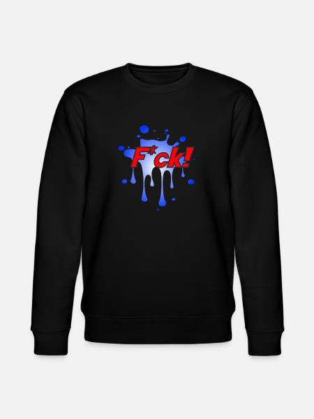Fuck/F*ck - Stanley/Stella Unisex Bio-Sweatshirt CHANGER - Schwarz