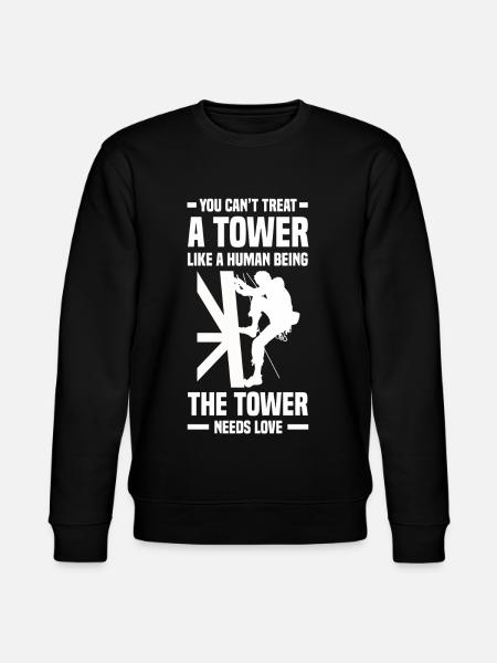 Turmbesteiger - Stanley/Stella Unisex Bio-Sweatshirt CHANGER  - Schwarz