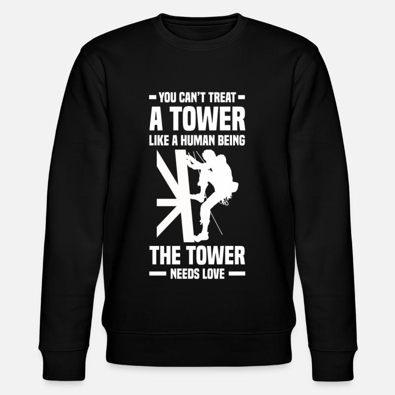 Turmbesteiger - Stanley/Stella Unisex Bio-Sweatshirt CHANGER - Schwarz
