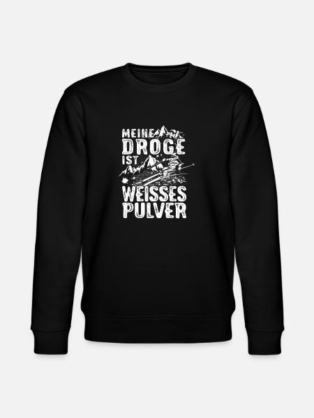 SKI - Meine Droge - Stanley/Stella Unisex Bio-Sweatshirt CHANGER - Schwarz