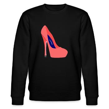 chaussure stiletto talons hauts - Sweat bio CHANGER Stanley/Stella Unisexe - noir - Devant - Nik (191cm) & Marisol (170cm)