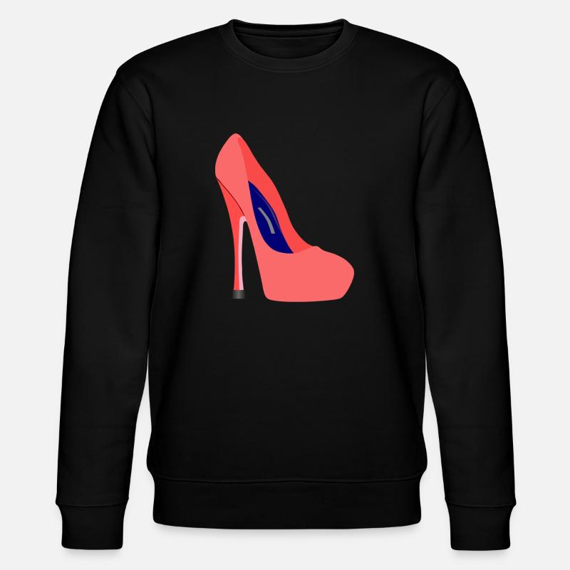 Highheels Stiletto Schuh - Stanley/Stella Unisex Bio-Sweatshirt CHANGER  - Schwarz