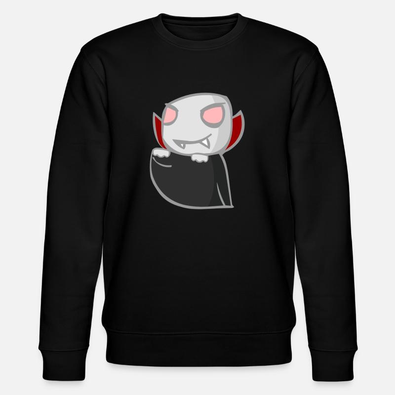 vampir - Stanley/Stella Unisex Bio-Sweatshirt CHANGER  - Schwarz