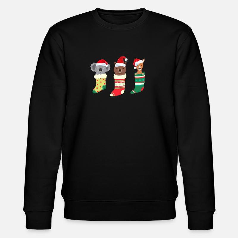Australie Noël - Sweat bio CHANGER Stanley/Stella Unisexe - noir