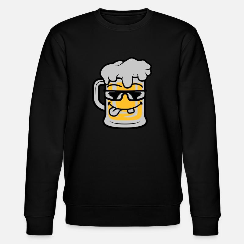 Tasse à bière Cool Face - Sweat bio CHANGER Stanley/Stella Unisexe - noir