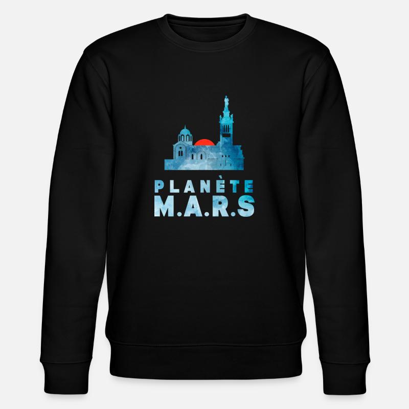 Planète Mars 2 - Sweat bio CHANGER Stanley/Stella Unisexe - noir