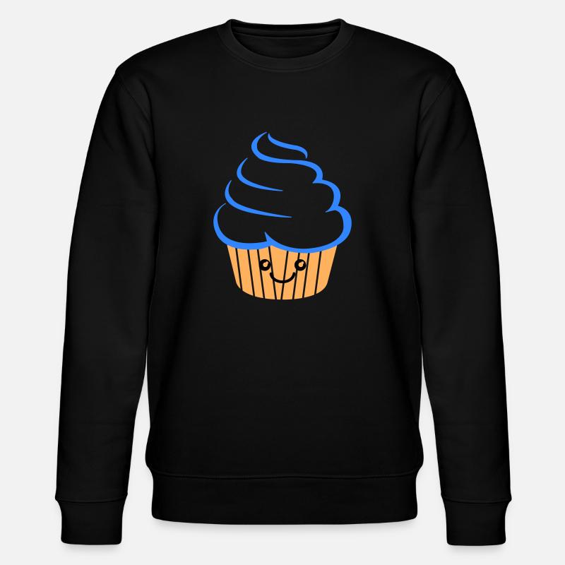 Cupcake Funny - Stanley/Stella Unisex Bio-Sweatshirt CHANGER  - Schwarz
