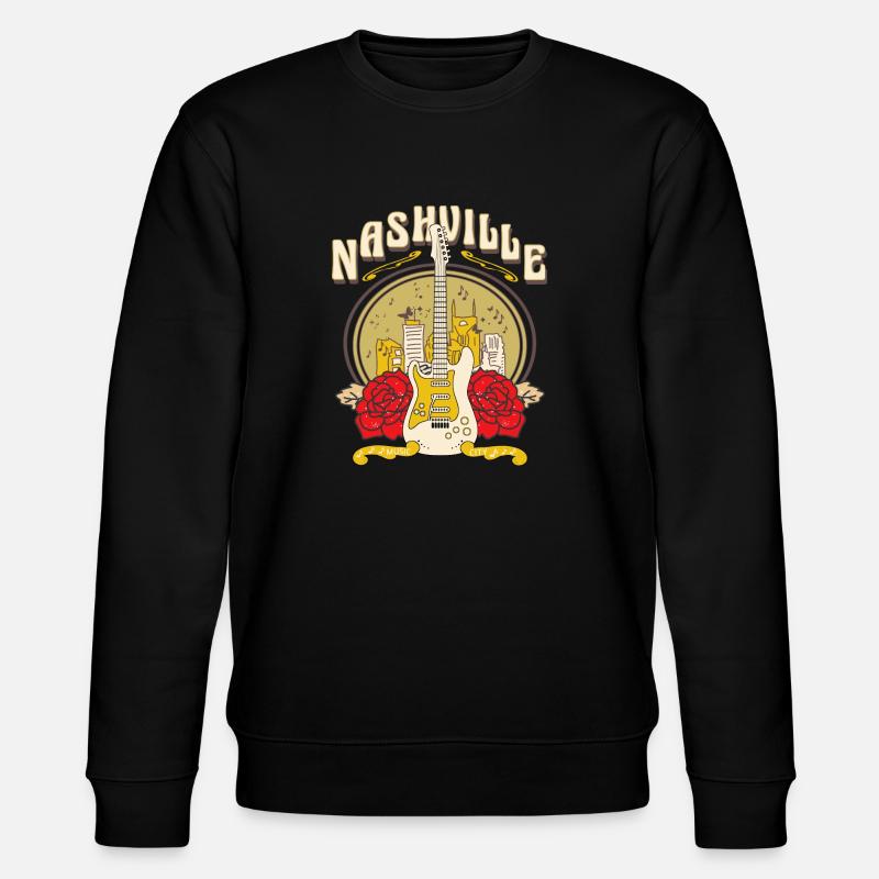 Nashville - Stanley/Stella Unisex Bio-Sweatshirt CHANGER - Schwarz