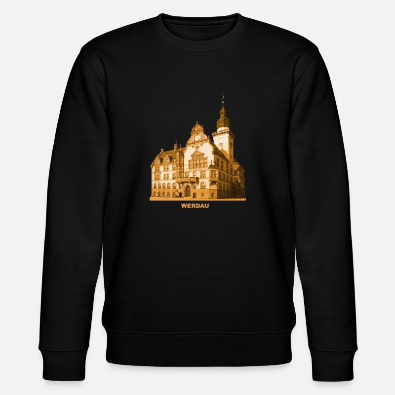 Mairie de Werdau, Pleiße, Saxe - Sweat bio CHANGER Stanley/Stella Unisexe - noir