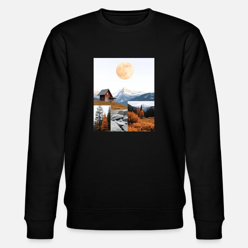 Hutte. - Sweat bio CHANGER Stanley/Stella Unisexe - noir