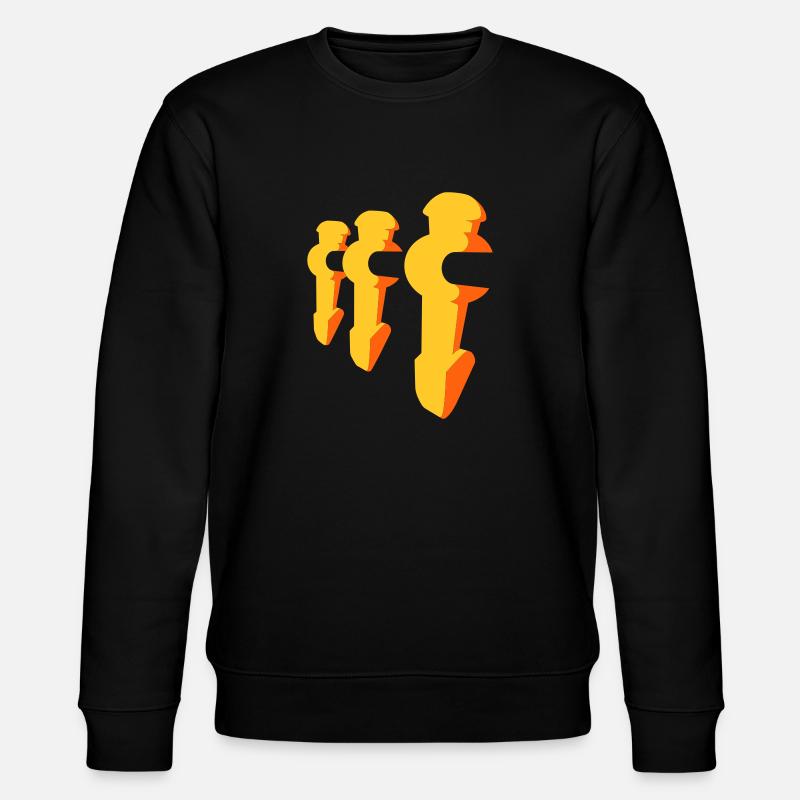 Kickerfiguren - Kickershirt - Stanley/Stella Unisex Bio-Sweatshirt CHANGER - Schwarz