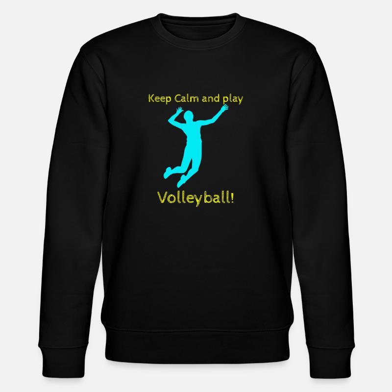 Volleyball - Stanley/Stella Unisex Bio-Sweatshirt CHANGER  - Schwarz