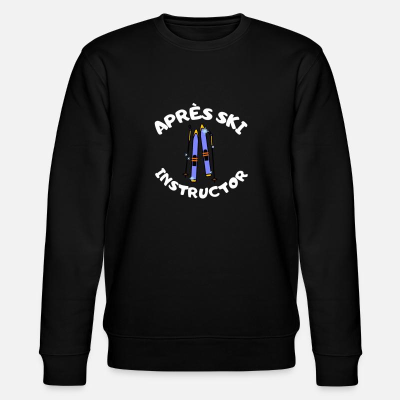 Après Ski Instructor - Stanley/Stella CHANGER Unisex Organic Sweatshirt - black