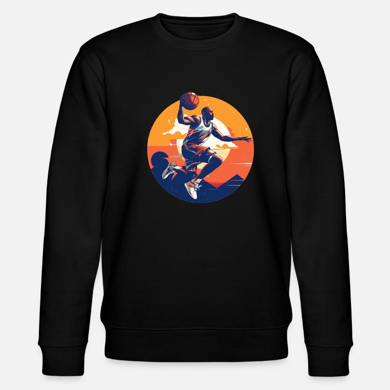 BASKET-BALL pour toujours ! - Sweat bio CHANGER Stanley/Stella Unisexe - noir