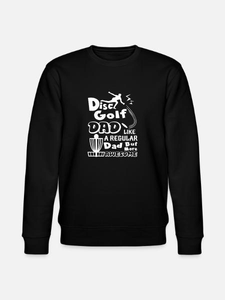 Discgolf Awesome Discgolf Dad - Stanley/Stella CHANGER Unisex Organic Sweatshirt - black
