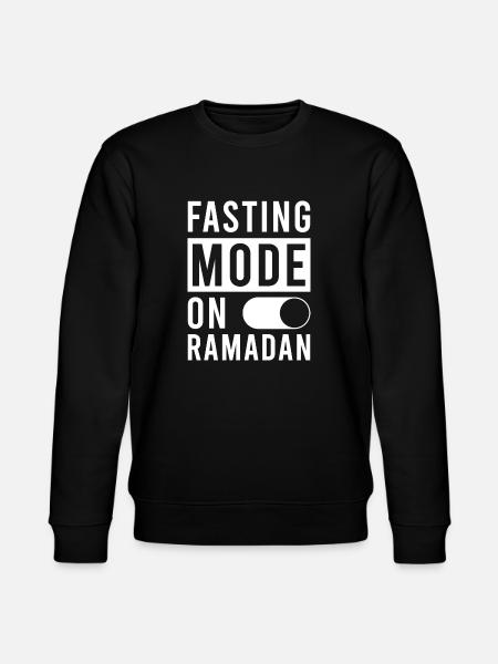 Fastenmodus An Ramadan - Stanley/Stella Unisex Bio-Sweatshirt CHANGER  - Schwarz