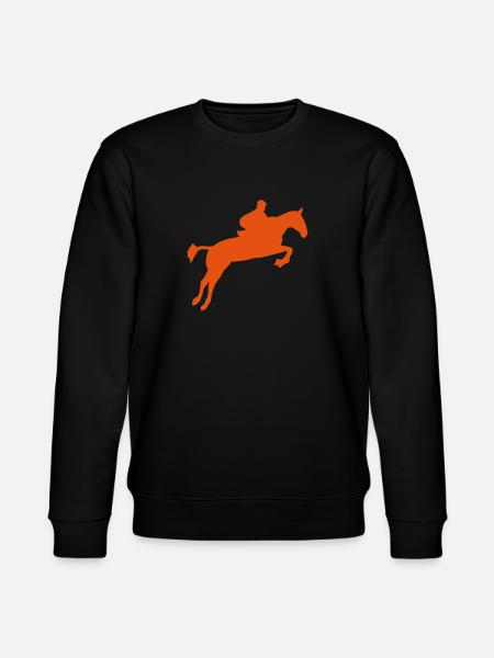 Springreiten Hindernis monte1 - Stanley/Stella Unisex Bio-Sweatshirt CHANGER - Schwarz