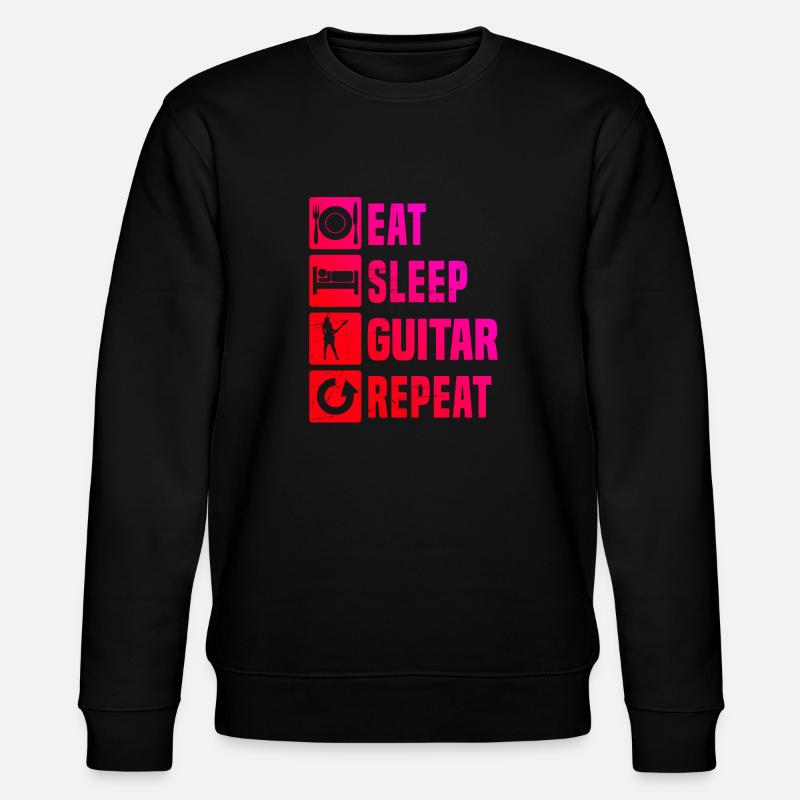 Guitariste guitariste guitare acoustique - Sweat bio CHANGER Stanley/Stella Unisexe - noir