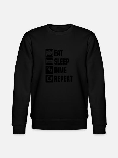 Plongée libre Femmes Plongeurs Hommes - Sweat bio CHANGER Stanley/Stella Unisexe - noir