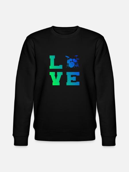 Drummer Percussionist Women Drums - Stanley/Stella CHANGER Unisex Organic Sweatshirt - black