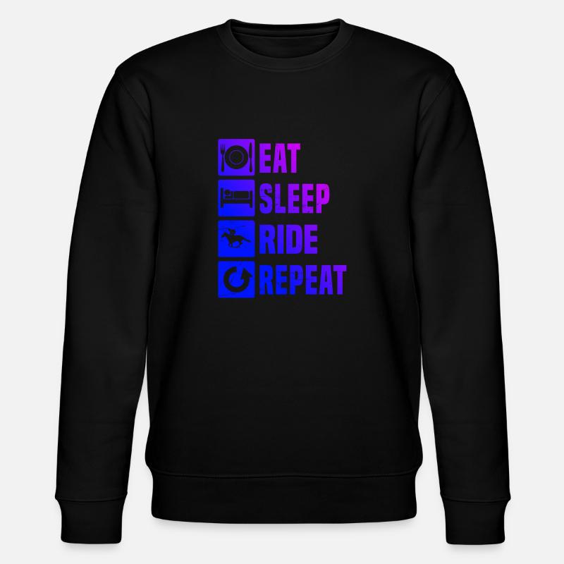 Equitation Courses équestres Femmes - Sweat bio CHANGER Stanley/Stella Unisexe - noir