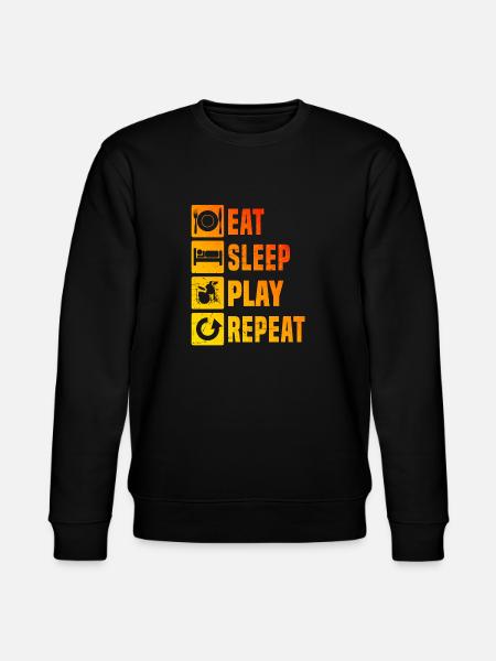 Drummer Women Drumming Drums - Stanley/Stella CHANGER Unisex Organic Sweatshirt - black