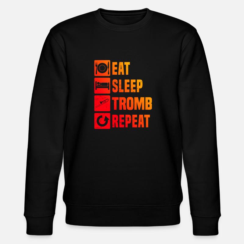 Brass Trombonists Trombone Trombone - Stanley/Stella CHANGER Unisex Organic Sweatshirt - black